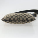GUCCI GG Canvas Shoulder Bag Navy Gold 019 0422 Auth 190278A-5