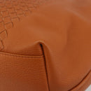BOTTEGA VENETA INTRECCIATO Tote Bag Leather Orange Auth 190279A-15