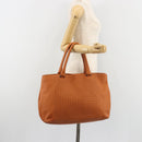 BOTTEGA VENETA INTRECCIATO Tote Bag Leather Orange Auth 190279A-21