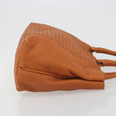 BOTTEGA VENETA INTRECCIATO Tote Bag Leather Orange Auth 190279A-3