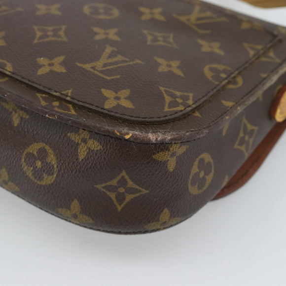 LOUIS VUITTON Monogram Saint Cloud MM Shoulder Bag M51243 LV Auth 190283