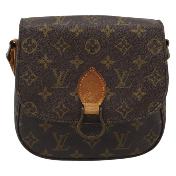 LOUIS VUITTON Monogram Saint Cloud MM Shoulder Bag M51243 LV Auth 190283