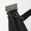 GUCCI GG Canvas Shoulder Bag Black Silver 35098 Auth 190284A-10