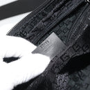 GUCCI GG Canvas Shoulder Bag Black Silver 35098 Auth 190284A-12