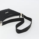 GUCCI GG Canvas Shoulder Bag Black Silver 35098 Auth 190284A-7