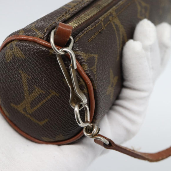 LOUIS VUITTON Monogram Papillon Pouch LV Auth 190286