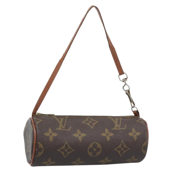LOUIS VUITTON Monogram Papillon Pouch LV Auth 190286