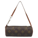LOUIS VUITTON Monogram Papillon Pouch LV Auth 190286-2