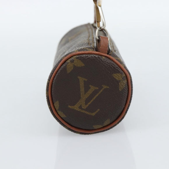 LOUIS VUITTON Monogram Papillon Pouch LV Auth 190286