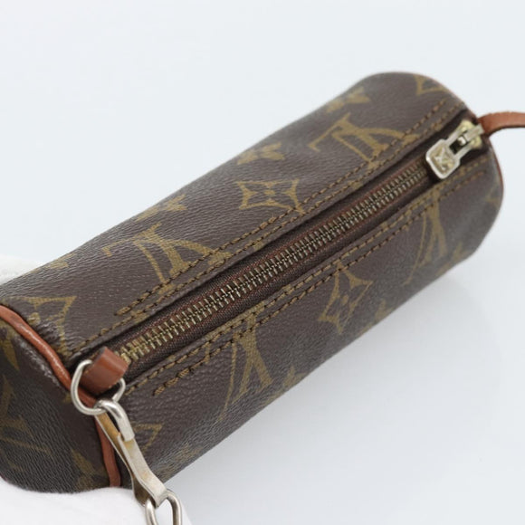 LOUIS VUITTON Monogram Papillon Pouch LV Auth 190286