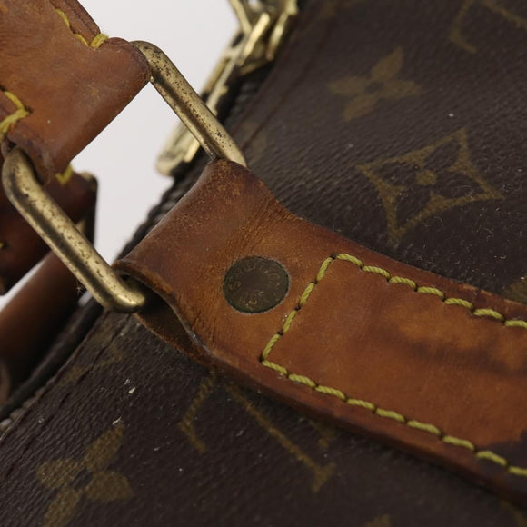 LOUIS VUITTON Monogram Keepall Bandouliere 55 Boston Bag M41414 LV Auth 190288