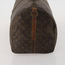 LOUIS VUITTON Monogram Keepall Bandouliere 55 Boston Bag M41414 LV Auth 190288-4