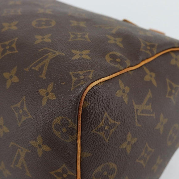 LOUIS VUITTON Monogram Speedy 25 Hand Bag M41528 LV Auth 190291