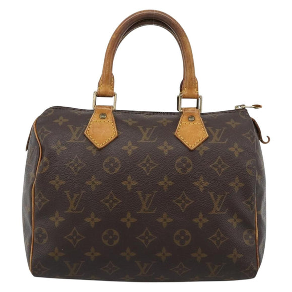 LOUIS VUITTON Monogram Speedy 25 Hand Bag M41528 LV Auth 190291