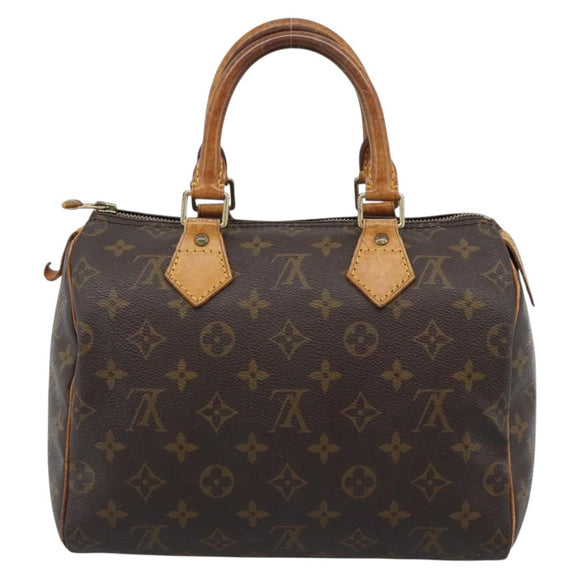 LOUIS VUITTON Monogram Speedy 25 Hand Bag M41528 LV Auth 190291