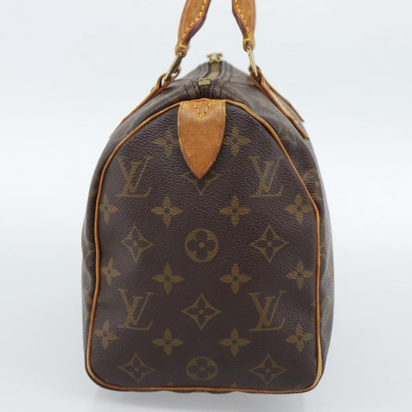 LOUIS VUITTON Monogram Speedy 25 Hand Bag M41528 LV Auth 190291