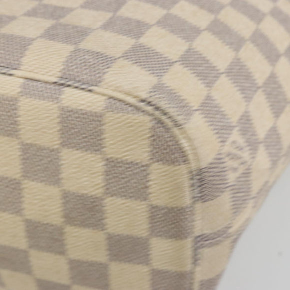 LOUIS VUITTON Damier Azur Neverfull PM Tote Bag N41362 LV Auth 190292