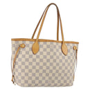 LOUIS VUITTON Damier Azur Neverfull PM Tote Bag N41362 LV Auth 190292-1