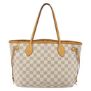 LOUIS VUITTON Damier Azur Neverfull PM Tote Bag N41362 LV Auth 190292-2