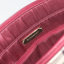 BURBERRY Nova Check Tote Bag Canvas Beige Gold Auth 190293A-11