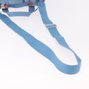 Miu Miu Hand Bag Rattan 2way Light Blue Silver Auth 190294A-9