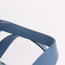 Miu Miu Hand Bag Rattan 2way Light Blue Silver Auth 190294A-14