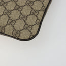 GUCCI GG Supreme Shoulder Bag PVC Beige Gold 201538 Auth 190295A-14