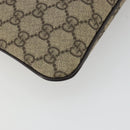GUCCI GG Supreme Shoulder Bag PVC Beige Gold 201538 Auth 190295A-17