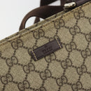 GUCCI GG Supreme Shoulder Bag PVC Beige Gold 201538 Auth 190295A-18