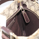GUCCI GG Supreme Shoulder Bag PVC Beige Gold 201538 Auth 190295A-20