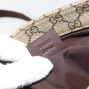 GUCCI GG Supreme Shoulder Bag PVC Beige Gold 201538 Auth 190295A-12