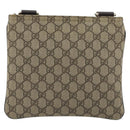GUCCI GG Supreme Shoulder Bag PVC Beige Gold 201538 Auth 190295A-2