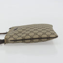 GUCCI GG Supreme Shoulder Bag PVC Beige Gold 201538 Auth 190295A-4