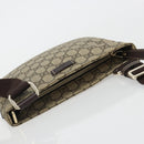 GUCCI GG Supreme Shoulder Bag PVC Beige Gold 201538 Auth 190295A-6