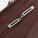 LOEWE Amazona 36 Hand Bag Leather Brown Silver Auth 190296A-18