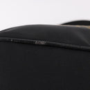 FENDI Shoulder Bag Canvas Black Gold Auth 190300-6
