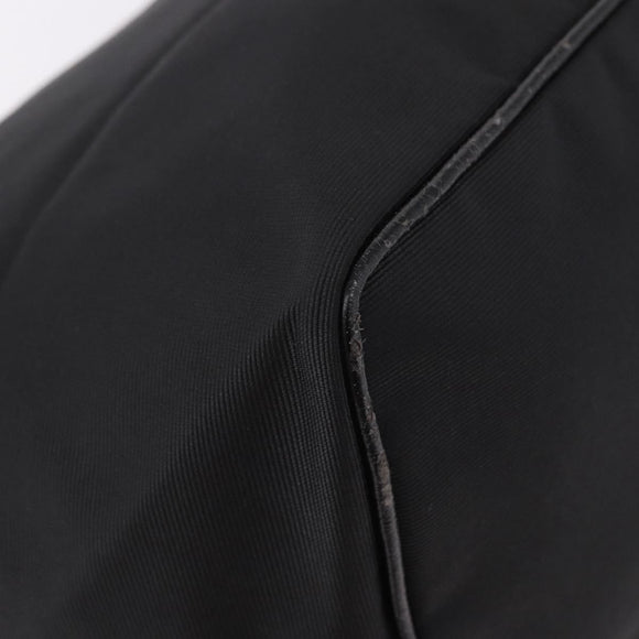 FENDI Shoulder Bag Canvas Black Gold Auth 190300