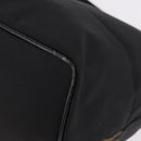 FENDI Shoulder Bag Canvas Black Gold Auth 190300-17