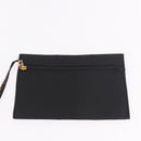 FENDI Shoulder Bag Canvas Black Gold Auth 190300-22