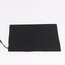 FENDI Shoulder Bag Canvas Black Gold Auth 190300-23