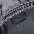 GUCCI GG Supreme Shoulder Bag PVC Black Silver 322279 Auth 190302-19