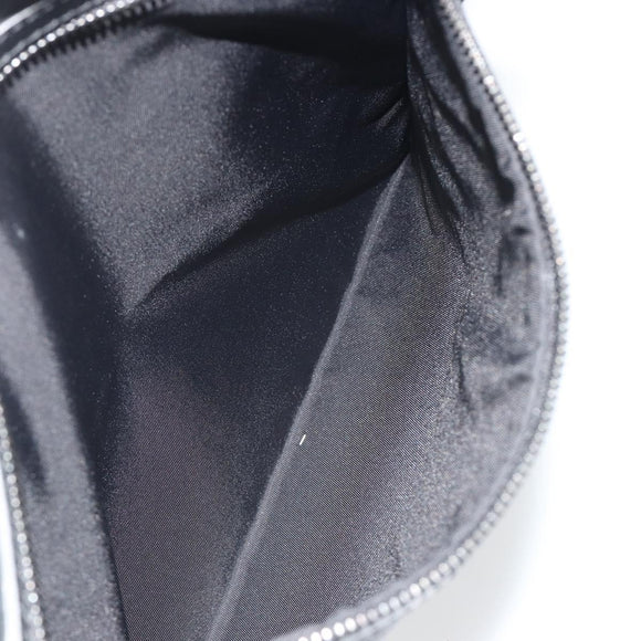 GUCCI GG Supreme Shoulder Bag PVC Black Silver 322279 Auth 190302