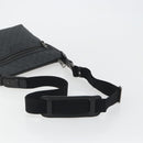 GUCCI GG Supreme Shoulder Bag PVC Black Silver 322279 Auth 190302-7