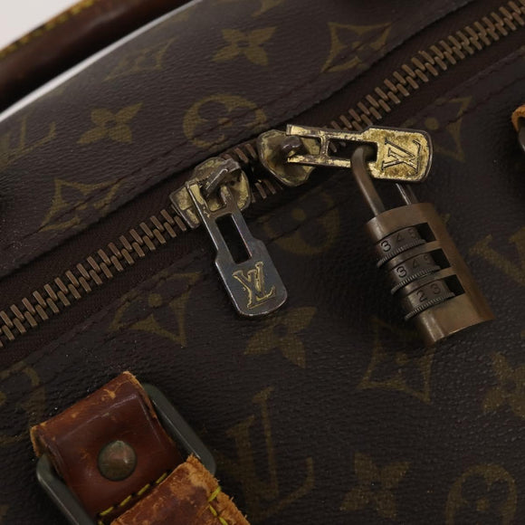 LOUIS VUITTON Monogram Keepall 50 Boston Bag M41426 LV Auth 190303