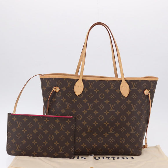 LOUIS VUITTON Monogram Neverfull MM Tote Bag M40156 LV Auth 190304SM
