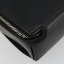 BOTTEGA VENETA Maxi INTRECCIATO Bag Leather 2way Black Silver Auth 190305-16
