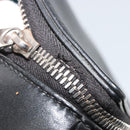 BOTTEGA VENETA Maxi INTRECCIATO Bag Leather 2way Black Silver Auth 190305-11