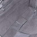 BOTTEGA VENETA Maxi INTRECCIATO Bag Leather 2way Black Silver Auth 190305-12