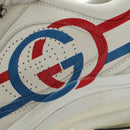 GUCCI Gucci Run Sneakers Leather White Auth 190306M-10