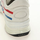 GUCCI Gucci Run Sneakers Leather White Auth 190306M-12